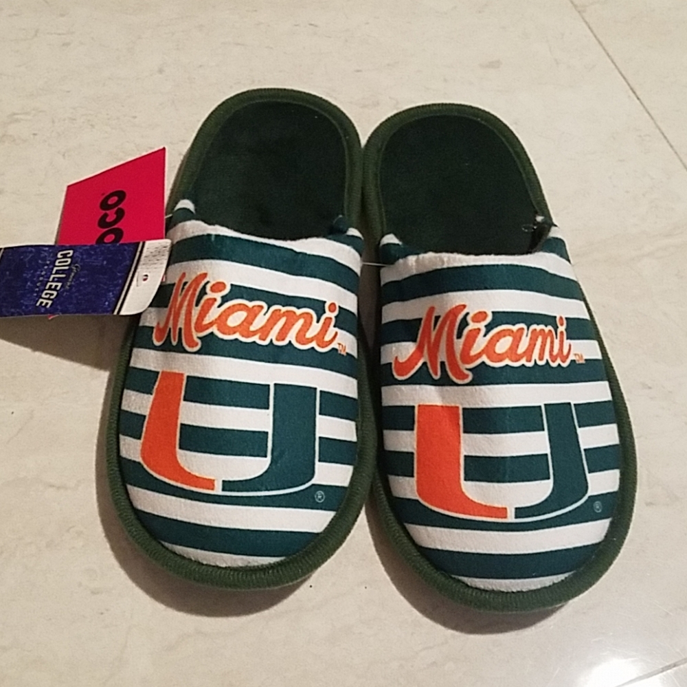 Miami Hurricanes Slippers